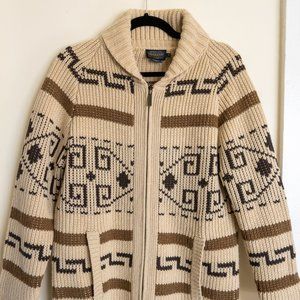 Pendleton Women's US S Westerley Cardigan Tan/Brown